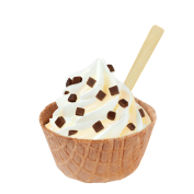 Sundae Crispy White Chocolate Brownie,Soft Ice Corner,Angelo,Good Choice;Klein 2,85 - Groot 3,35